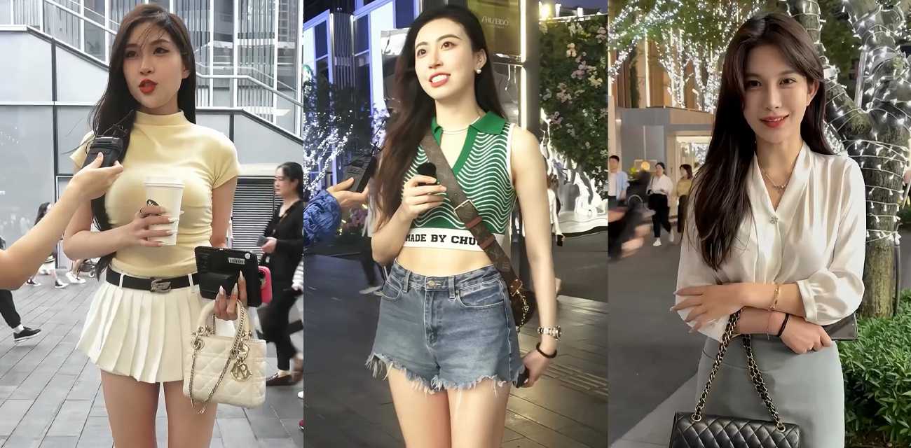 年度街头采访大合集 全是知名大学毕业的极品白嫩大长腿美女大学生