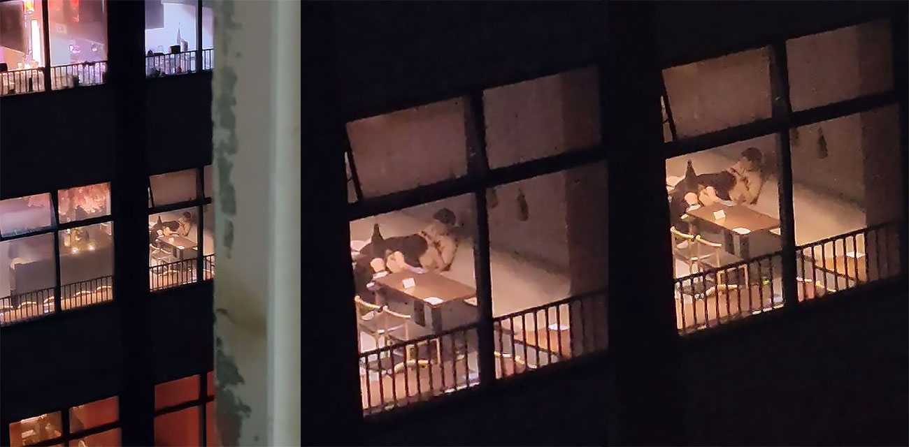 宝鸡职业技术学院达人餐厅与C型教学楼 情侣偷腥被拍 花样野战做爱一定要注意场合！