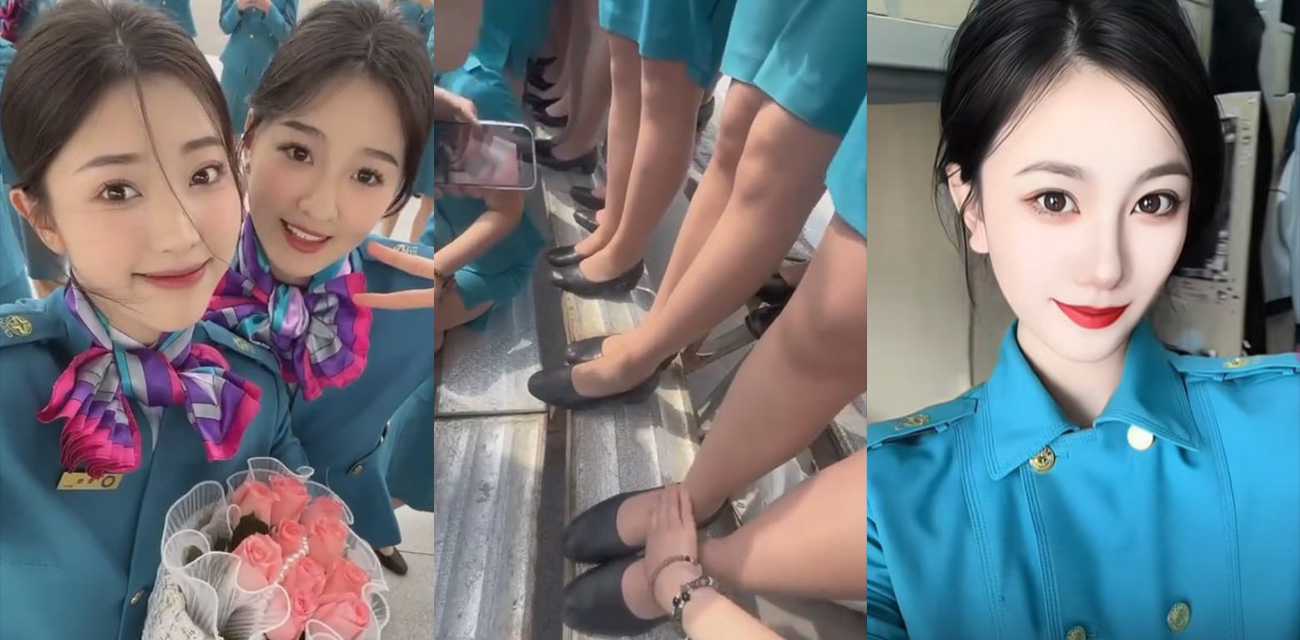 近日被中国民航大学毕业刷屏了 这些丝袜长腿小嫩妹将来又是谁的小母狗呢？