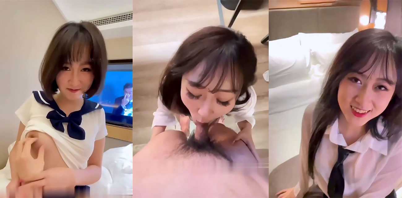 某网剧二线小演员 大二艺术学生妹 超级漂亮的反差小骚货 和炮友酒店情趣约炮 吃鸡口交激情啪啪！