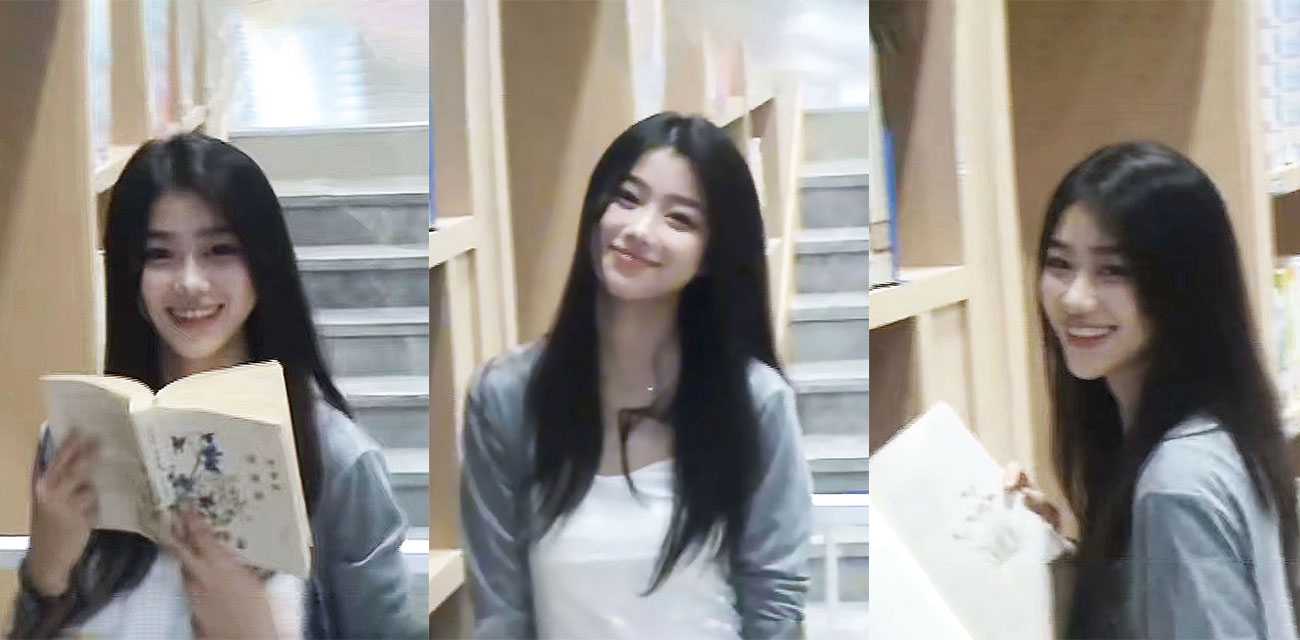 街射超强新作！在图书馆里对着趴在桌子上睡着的陌生妹子打飞机 精液射了一头！