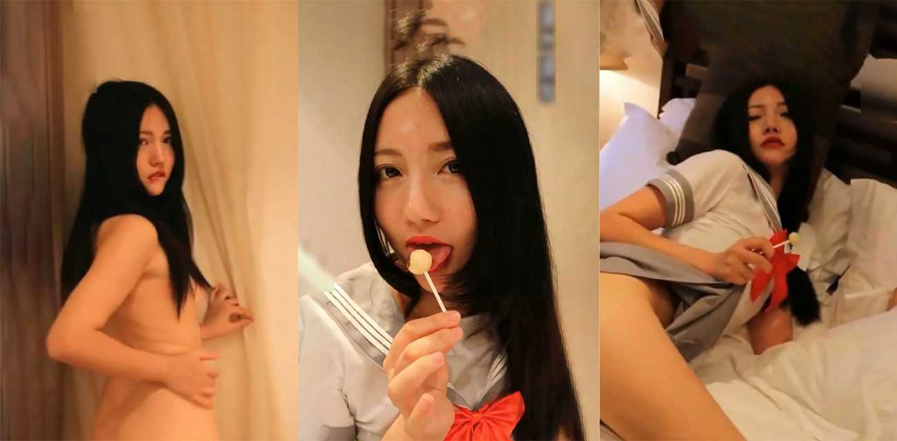 极品网红模特 严佳丽 超大尺度露脸私拍 完美颜值的她被摄影师的咸猪手摸到不停呻吟！