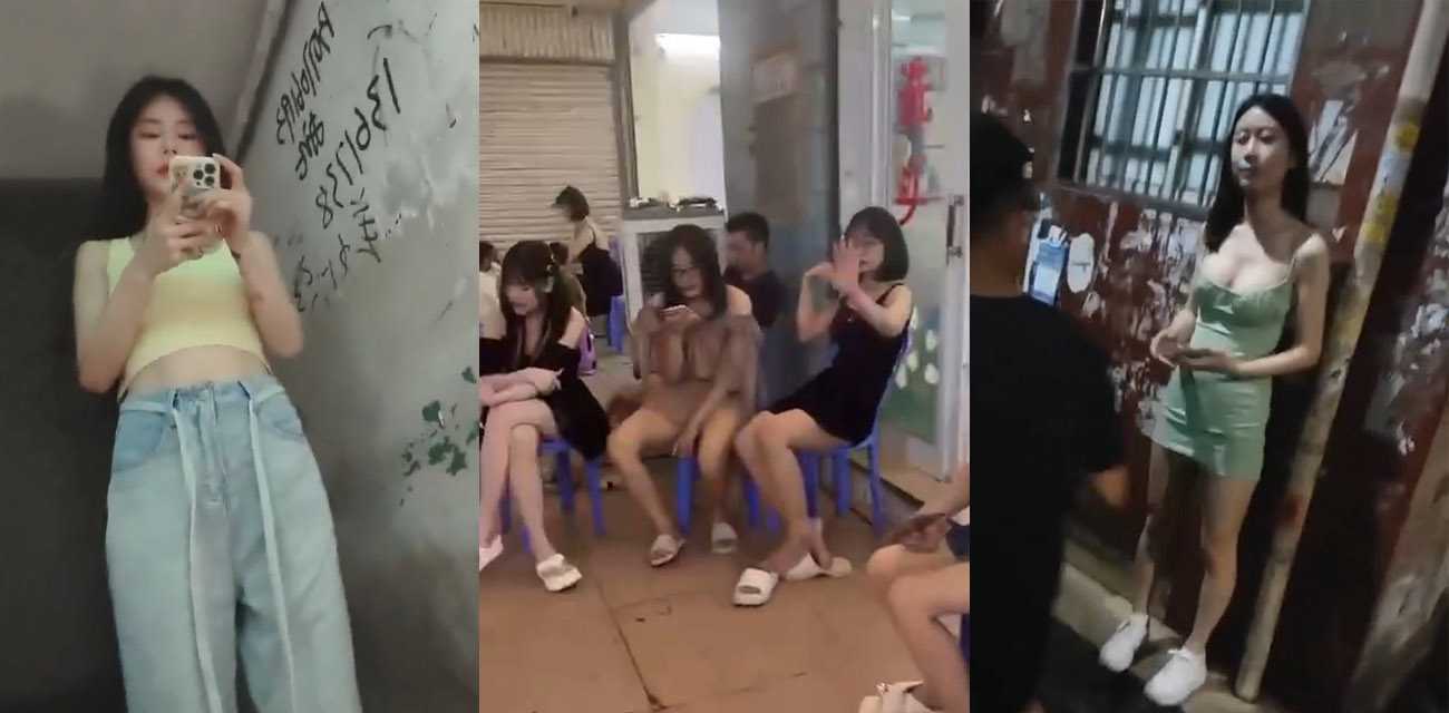 夜探骚鸡聚集地 走这种小巷子 感觉心都在颤抖 80元就可吹 好几个身材都很赞 兄弟们要不要冲一波