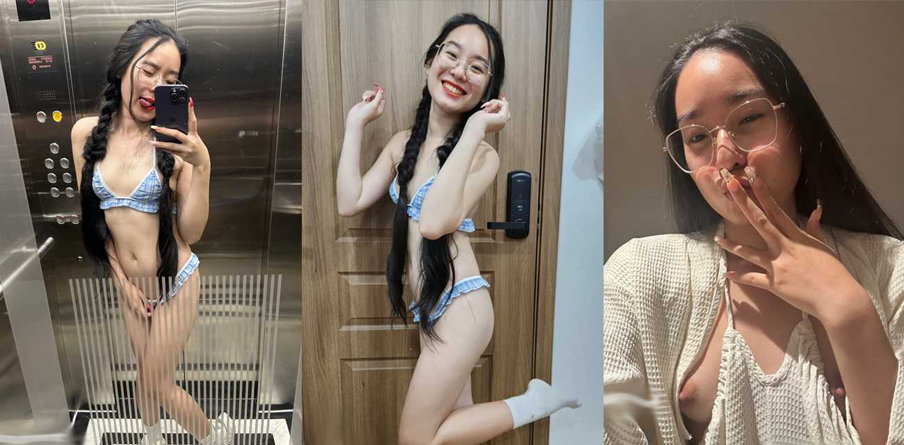 反差纯情女大学生 Ahri0716的放荡生活合集！全裸秀无毛一线天嫩穴展露无余！