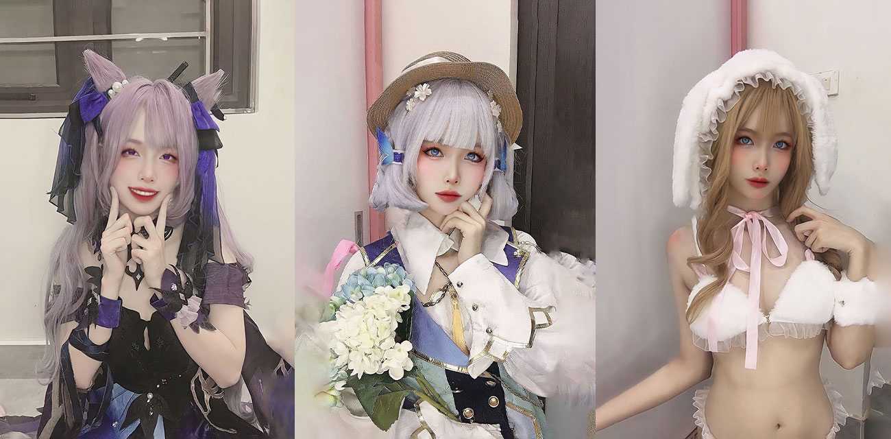 清纯淫荡风福利姬 DreamlikeUwU 各类cos写真合集 如此可爱的尤物太让人伤上头了！