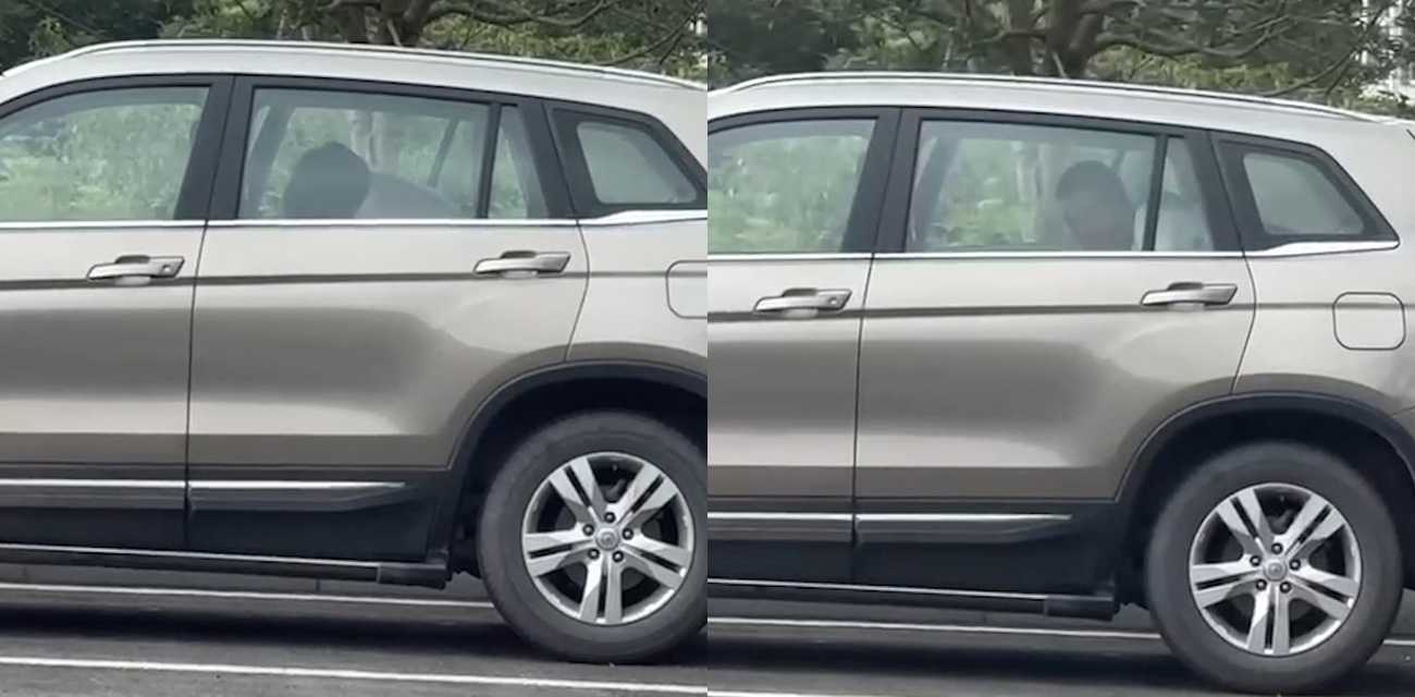 重庆市璧山区 狗男女停车场搞车震偷情被偷拍 这谁家老婆和老公？