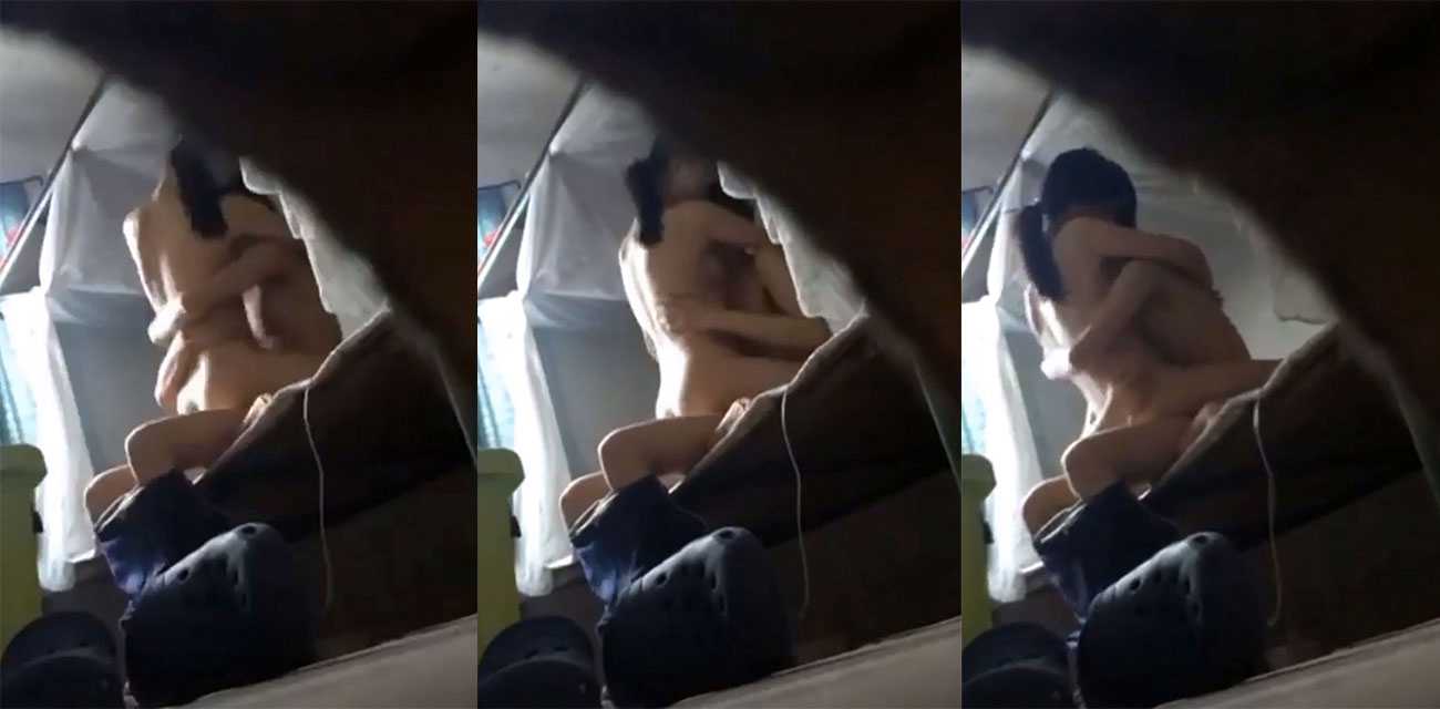 武汉长江职业学院 室友带女友回宿舍激情全裸做爱被隔壁床偷拍！真的是一点也不拿自己的室友当外人啊！