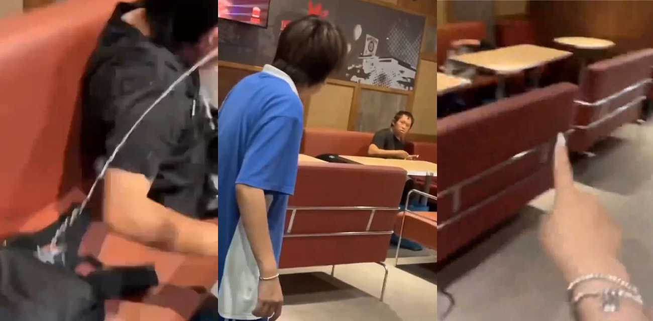 可恶！广东深圳中嘉职业技术学校学生欺负流浪汉 小小年纪就作恶 长大还得了