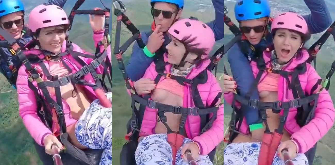 国外高空激情性爱 在海拔1000米的高空与爱人暧昧缠绵 要么说国外人少都是有原因的！