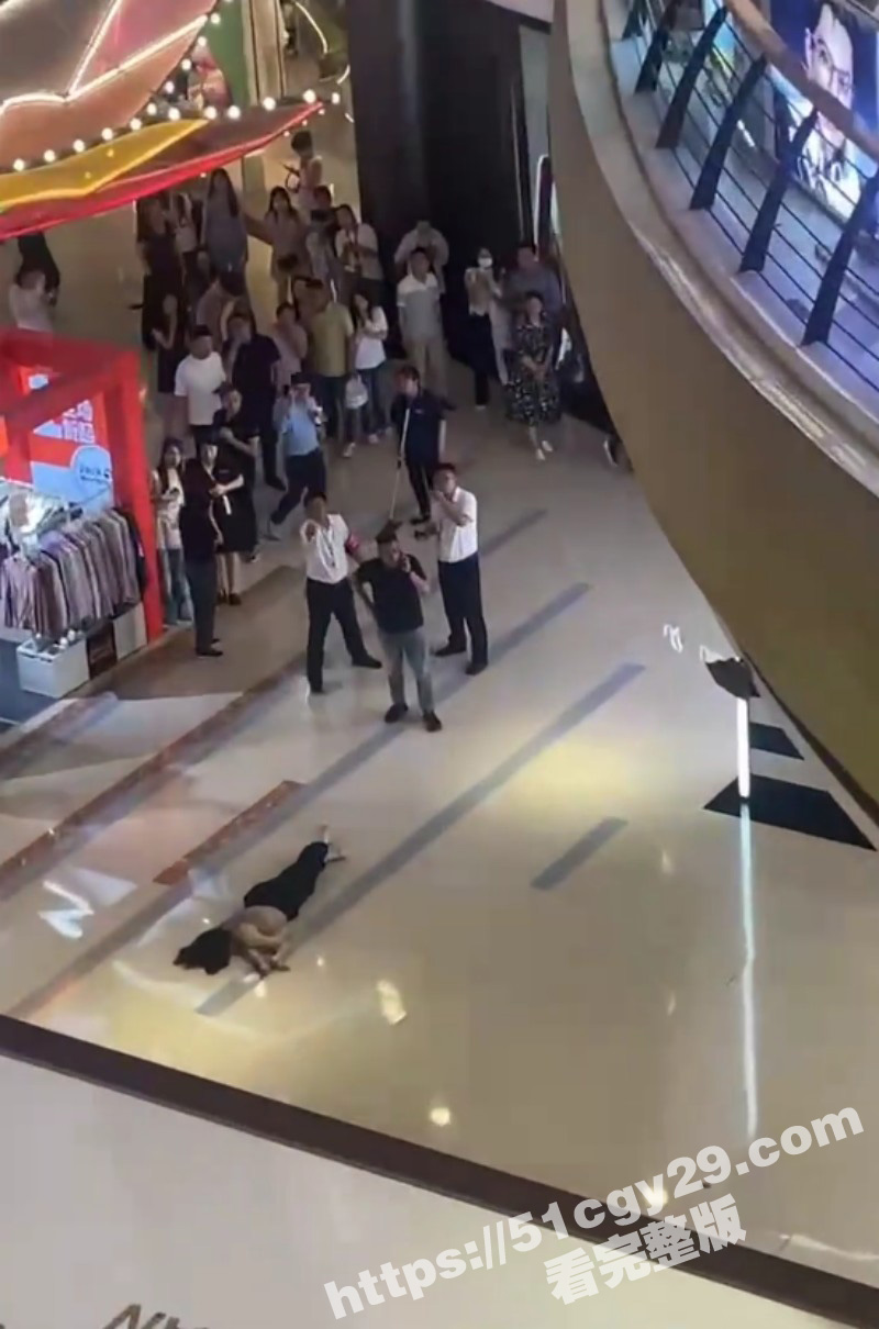 江苏扬州京华城女子商场内跳楼轻生03