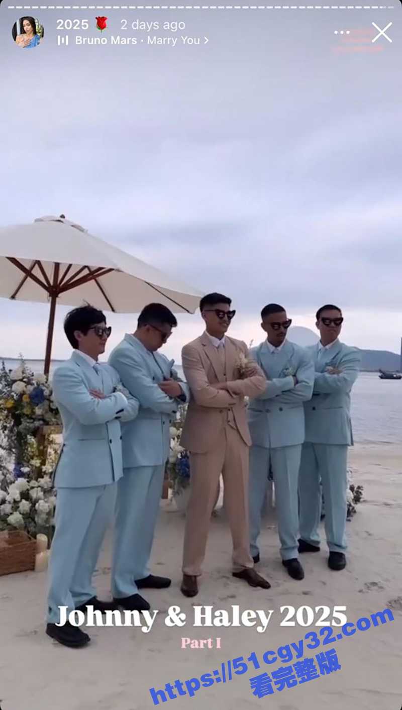 香港前港姐雷莊𠒇弟弟婚礼变淫趴伴郎伴娘群P视频（9）