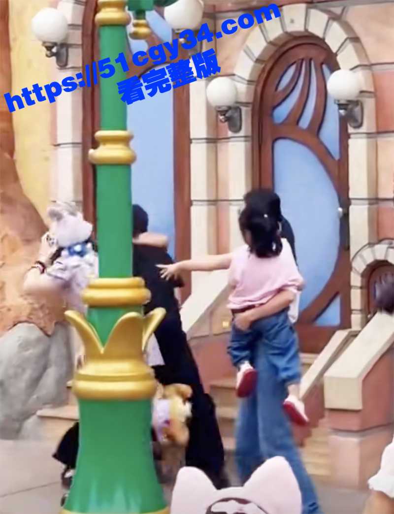 上海迪士尼情侣和一家三口打架露奶现场视频（4）