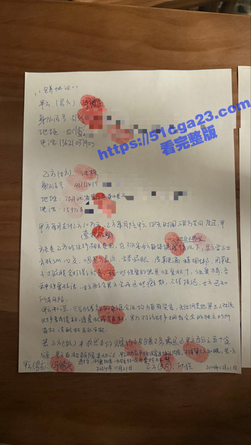 超级海王小迪XIA不雅视频及包养协议曝光 19