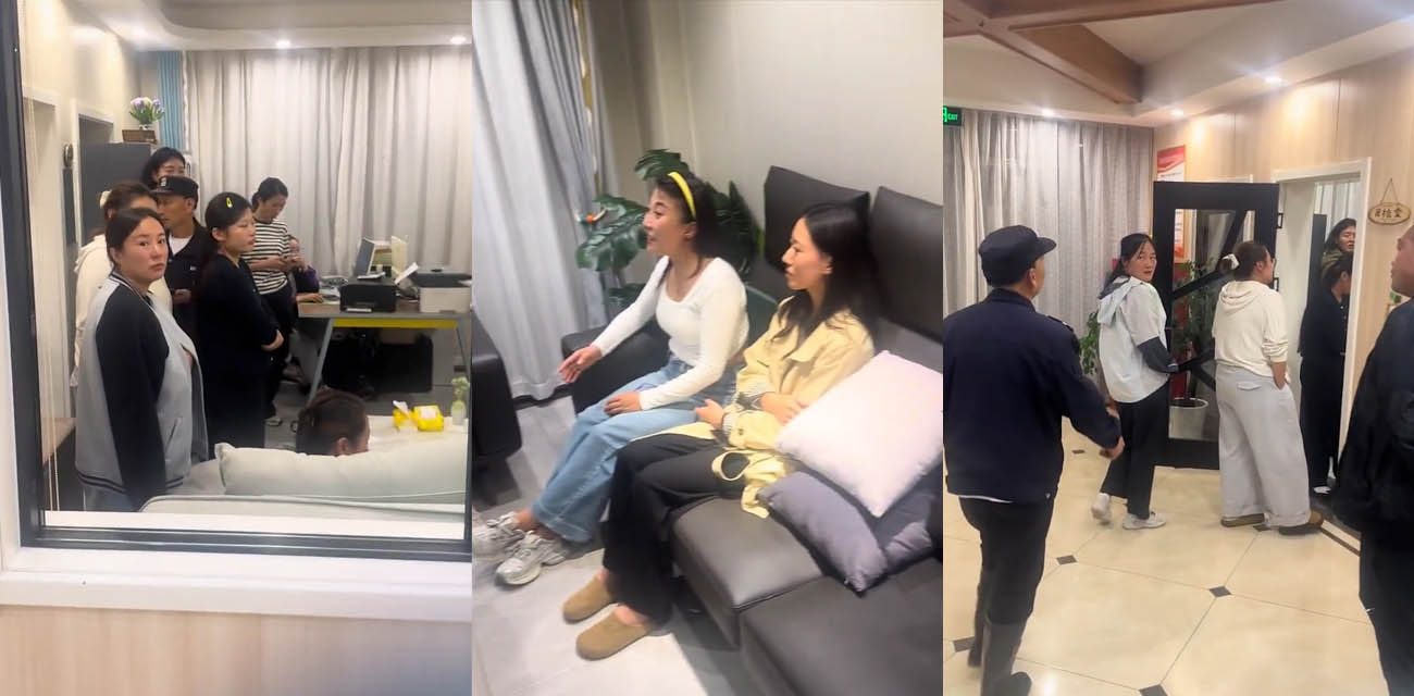 沂南米格派森幼儿园虐童事件 保安暴力阻录像 掐肚子关黑屋捂脸 孩子浑身淤青哭喊 简直禽兽不如！