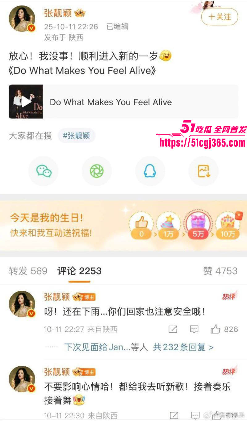 张靓颖西安演唱会生日夜惊摔2米台 8