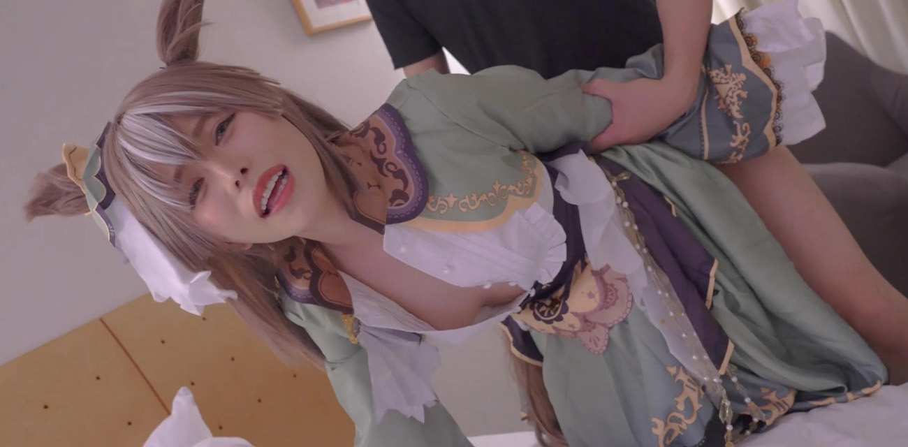 日本AV女优 星仲心美 剧情新作 cos赛马娘里见光钻 露脸口交深喉 多姿势轮番爆操精液射胸！