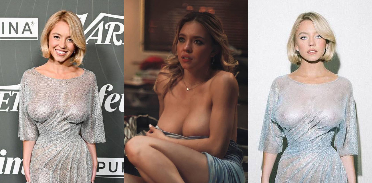 悉尼妹GQ访谈看傻子表情爆火 牛仔裤Genes谐音梗再燃政治烈焰 银色透视礼服惊艳全场 奶头清晰可见！