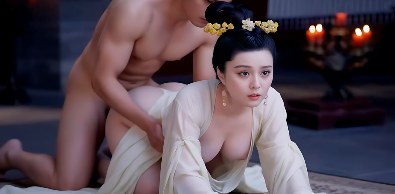 AI爆改武媚娘传奇！众多明星小姐姐一键脱衣 大黑屌淫乱后宫轮番爆操 波涛汹涌乳浪翻滚爽到飞起！