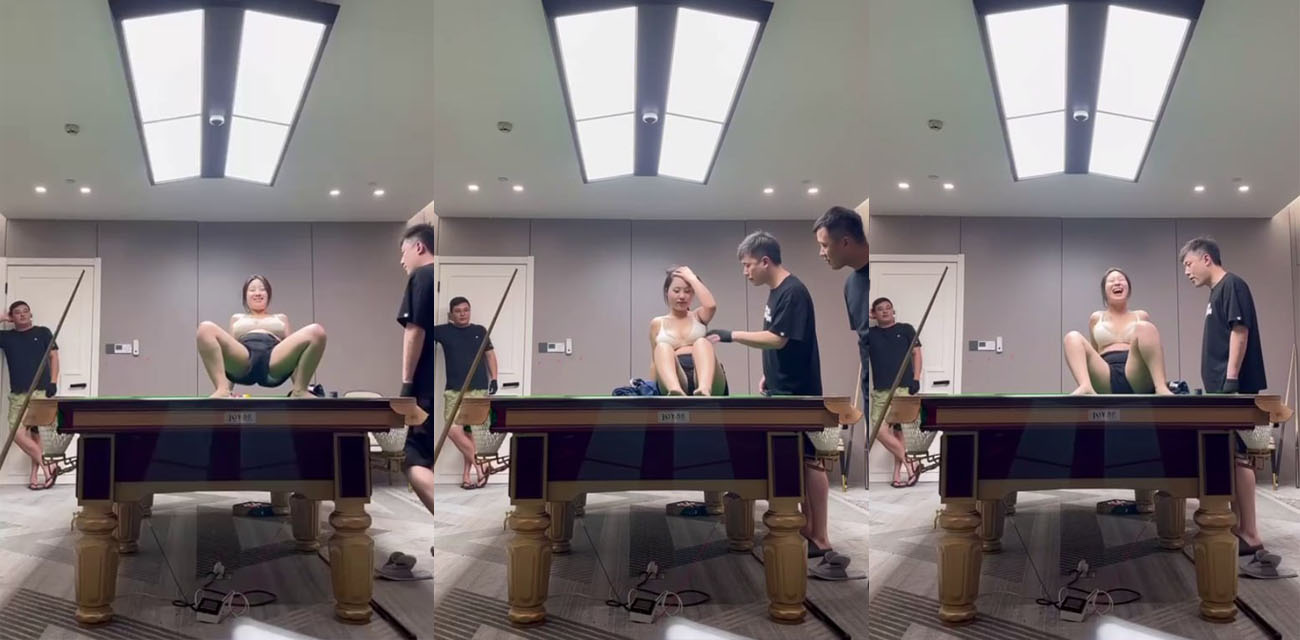 江苏东台名爵台球厅神级福利！打球送巨乳陪玩 当场展示骑乘技巧 事后直接带酒店口交爆操 偷拍全记录！