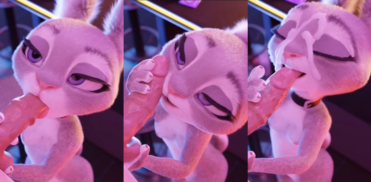 童年彻底崩坏《疯狂动物城2》18禁猎奇版流出 朱迪警官跪桌翘臀 巨根猛撞兔穴 干到翻白眼！