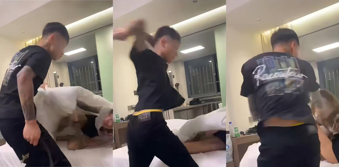 抖音爆火国服玄策21秒完整版视频！精神小伙酒店暴揍出轨女友 为爱抓狂上演闪电五连鞭 抽的妹子惨叫声如同杀猪！