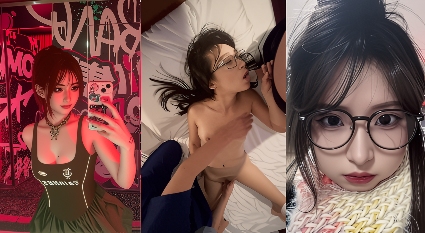 淫蕩眼鏡妹不服輸！和老公一起按摩看到雙飛，氣炸直接加鍾兩小時變騷母狗被按摩師狂操到噴汁失禁！ A片